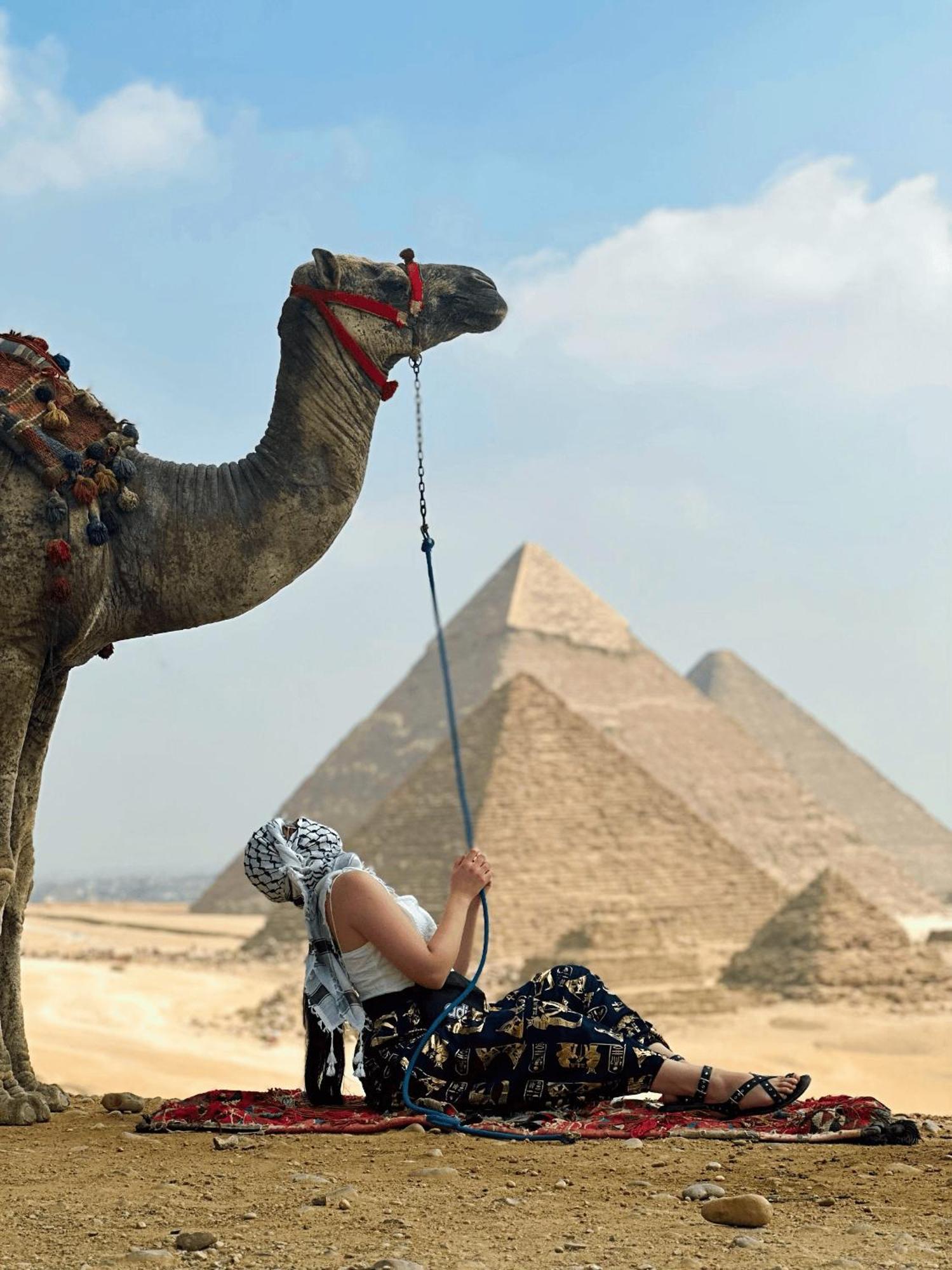Unique Pyramids Boutique Inn Kafret el-Gabal Zewnętrze zdjęcie