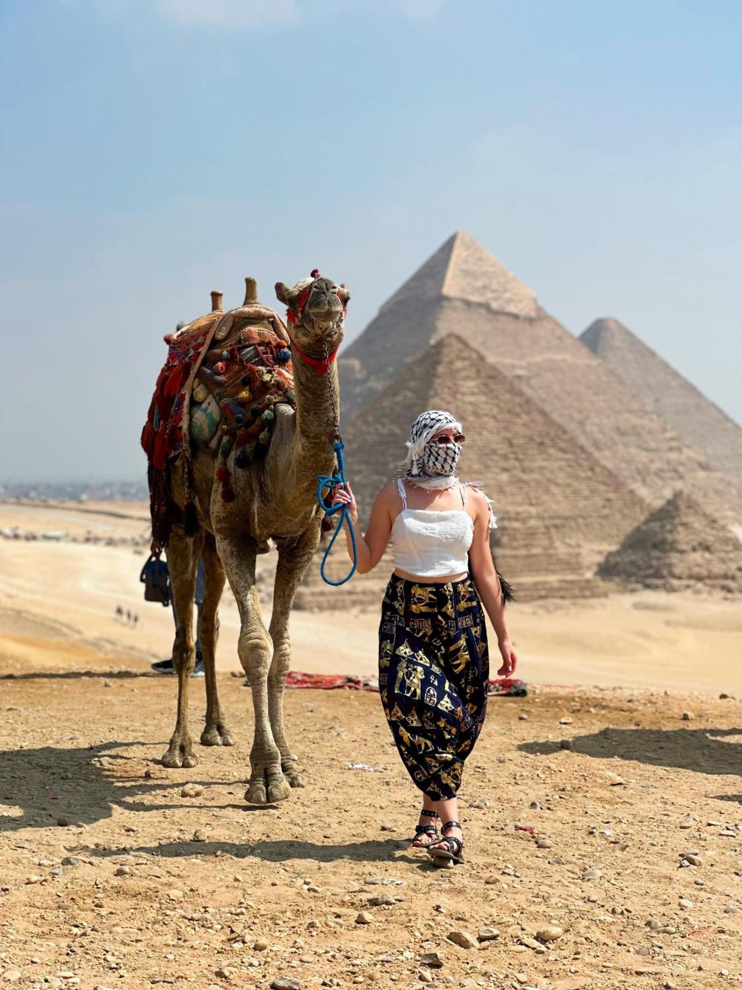 Unique Pyramids Boutique Inn Kafret el-Gabal Zewnętrze zdjęcie