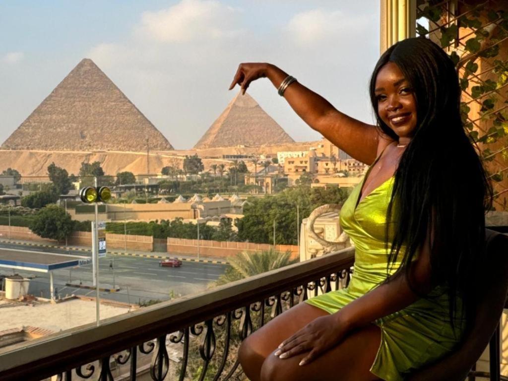Unique Pyramids Boutique Inn Kafret el-Gabal Zewnętrze zdjęcie