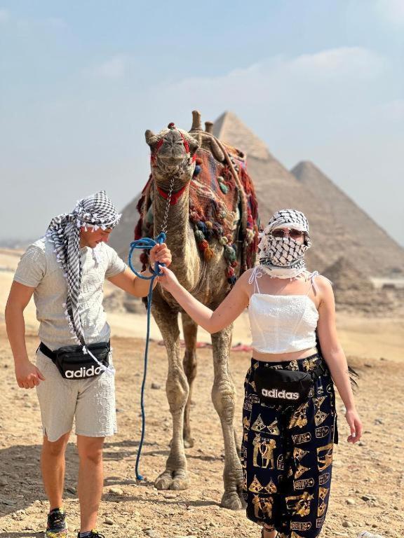 Unique Pyramids Boutique Inn Kafret el-Gabal Zewnętrze zdjęcie