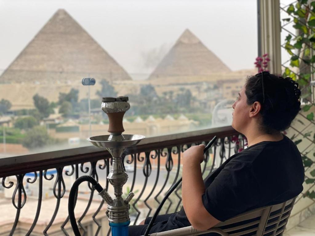 Unique Pyramids Boutique Inn Kafret el-Gabal Zewnętrze zdjęcie
