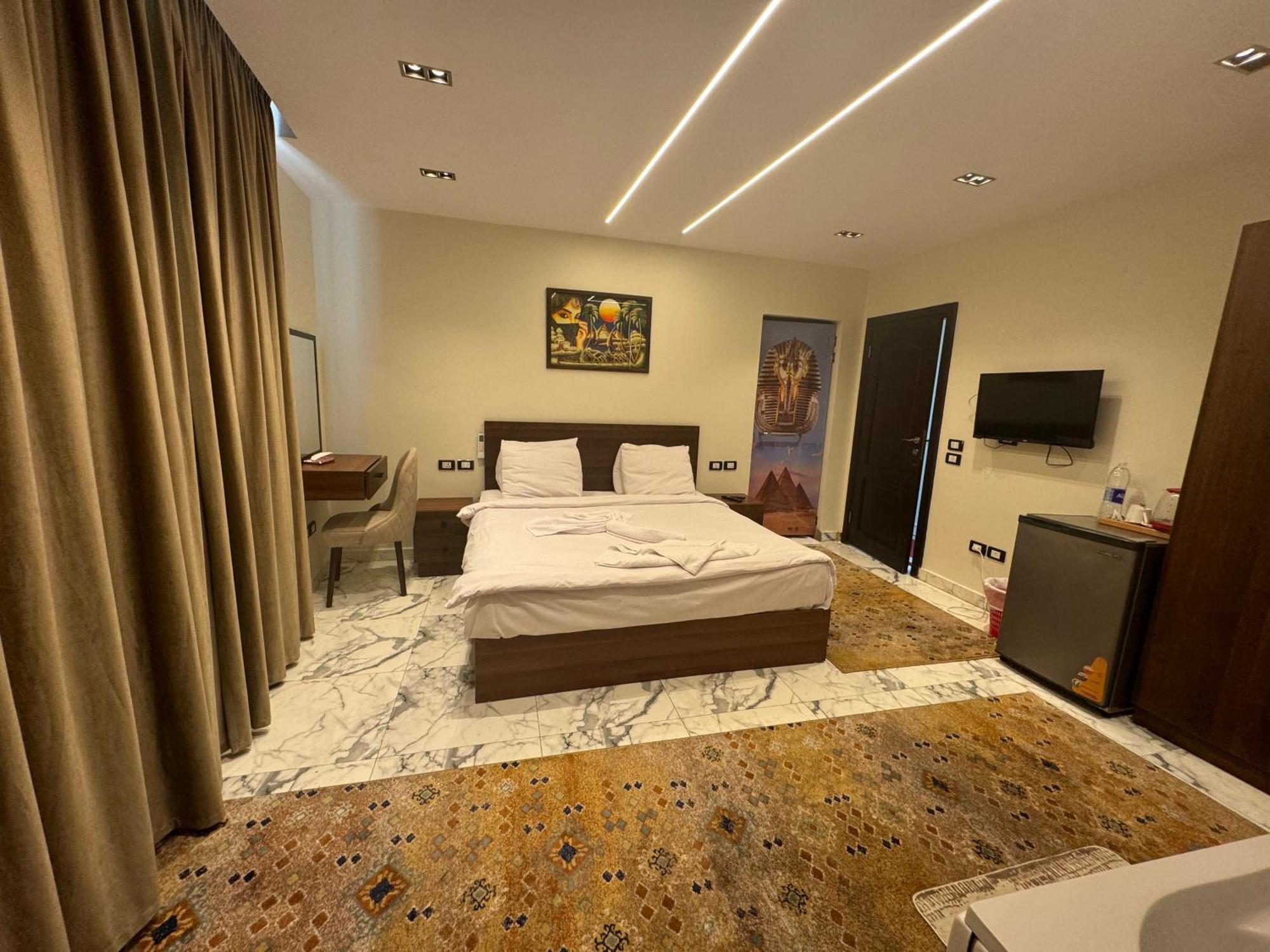 Unique Pyramids Boutique Inn Kafret el-Gabal Zewnętrze zdjęcie